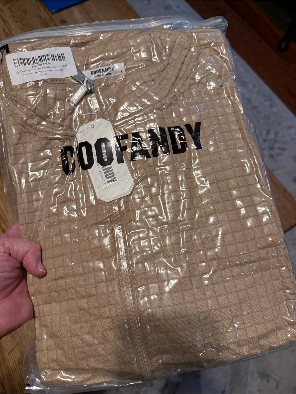 Coofandy Amazon Full Zip Jacket NEW